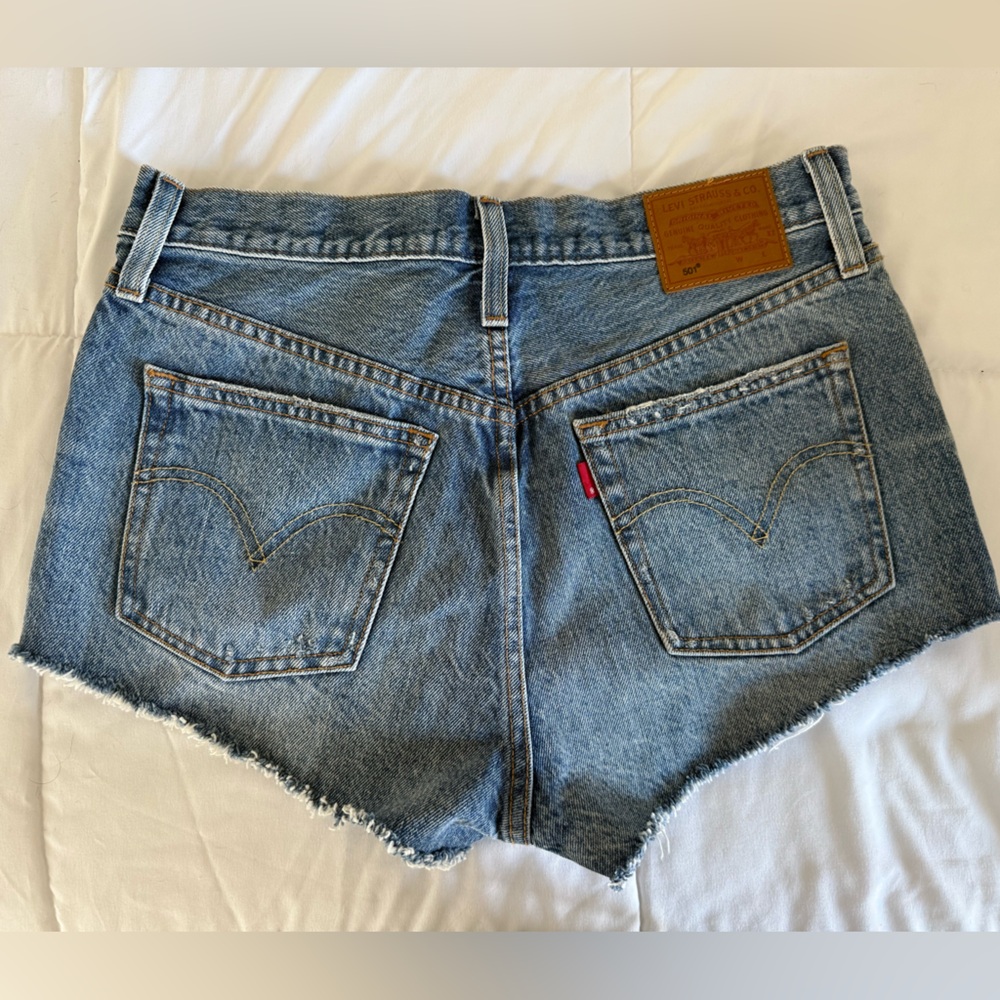 Levi's Premium Blue Denim Shorts